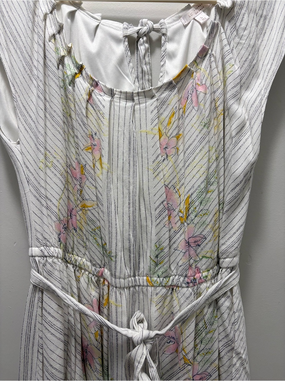 LC Lauren Conrad White Label Top with Rose Gold Logo